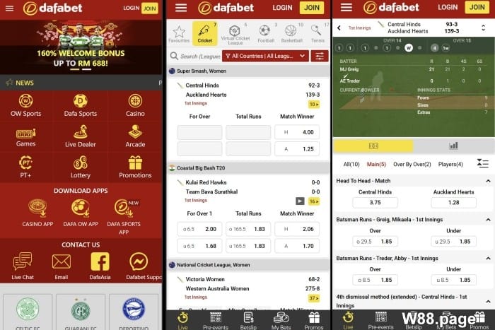 dafabet apps for cricket betting online for beginners