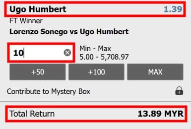how does tennis betting work betting odds example
