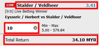 live tennis betting odds examples from w88 sportsbook 1