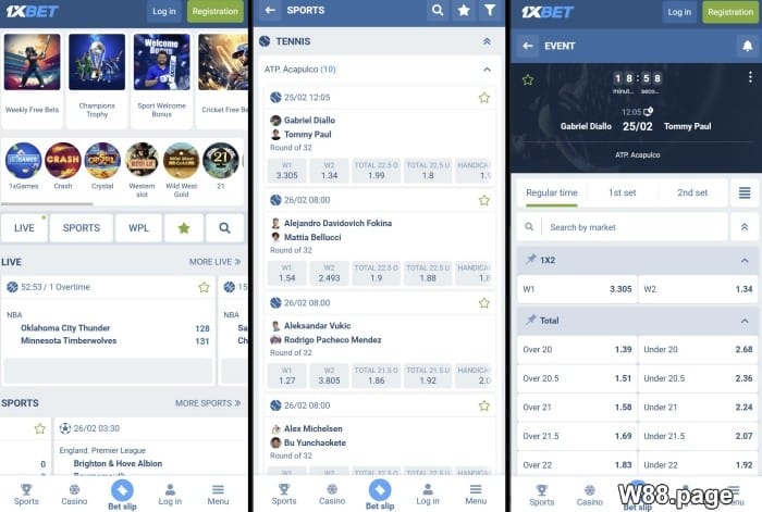 play at 1xbet best tennis betting apps
