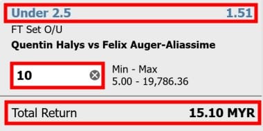 tennis betting over under betting odds explained for beginners