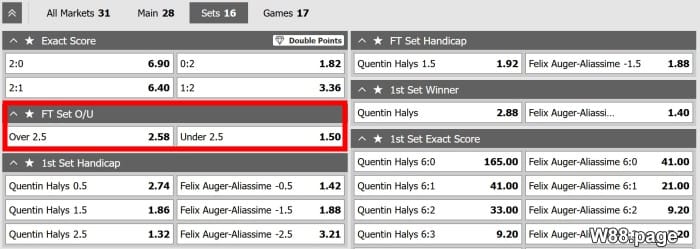 tennis betting over under guide with examples