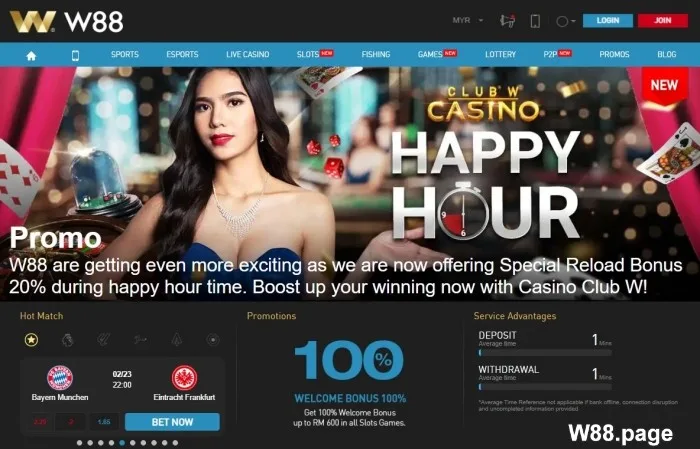 w88 promotion review by w88.page