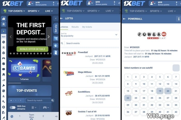 1xbet malaysia lottery app recommended by experts