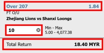 basketball betting over under meaning explained with odds