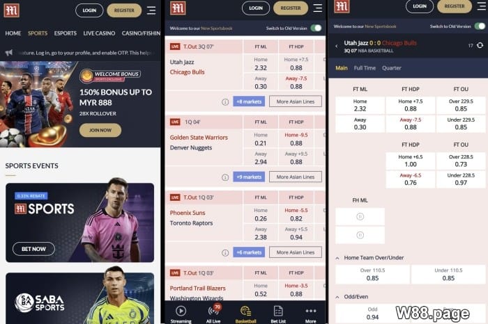 best basketball betting apps m88 mansion for malaysian players