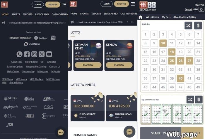 m88 mansion bet on best malaysia lottery app