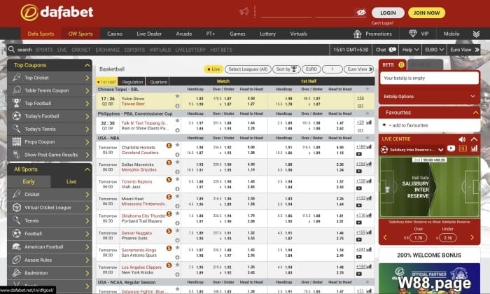 play at dafabet best basketball betting websites