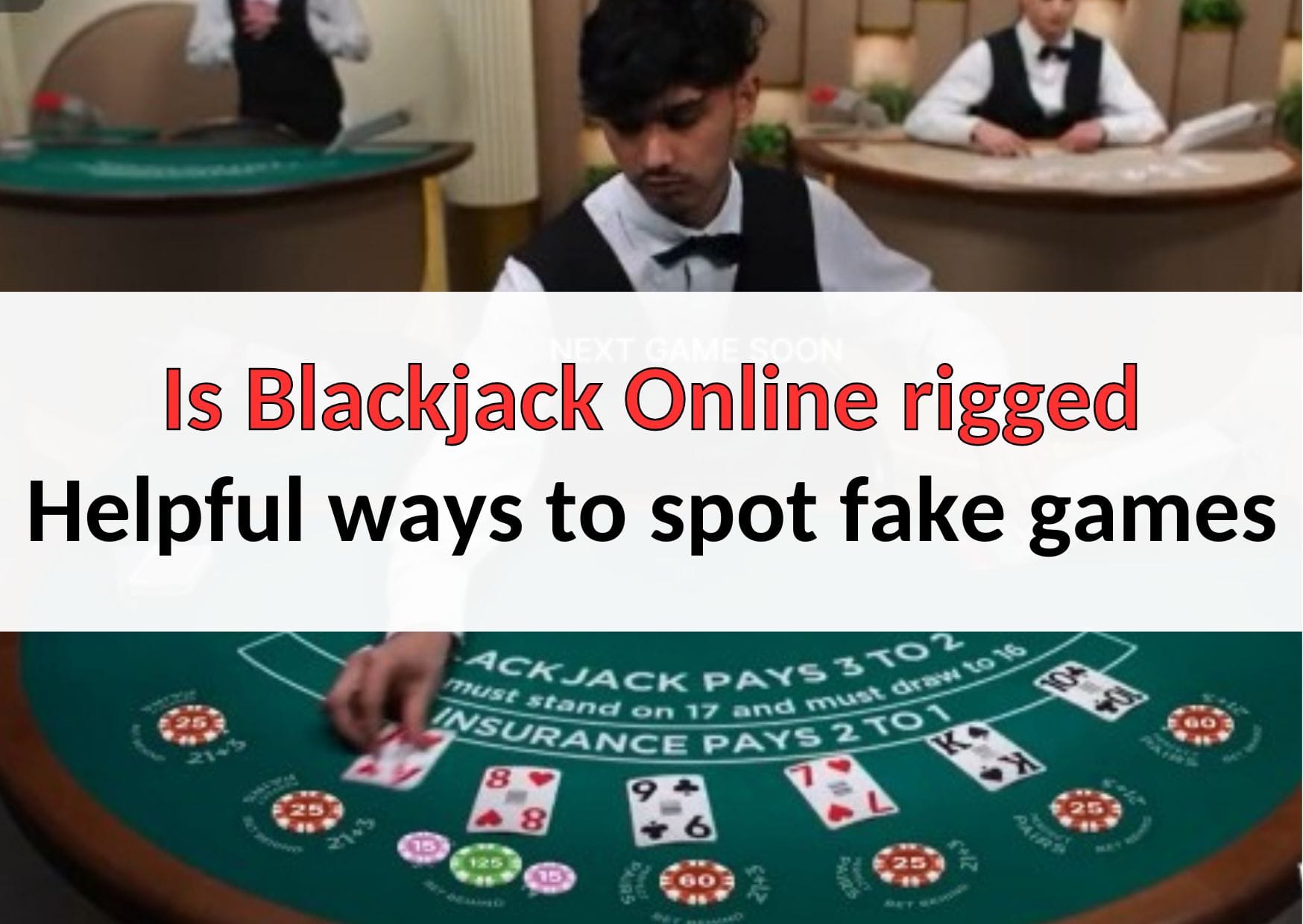 Is Blackjack Online rigged 5 Helpful ways to spot fake games