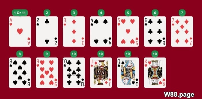 card values online blackjack rules