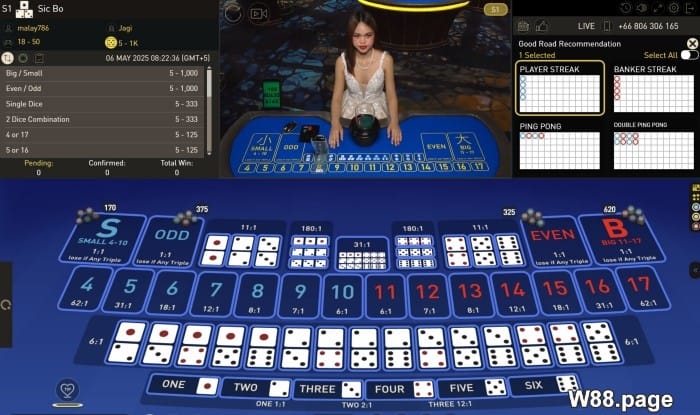 sic bo cheat sheet w88.page tactics to win