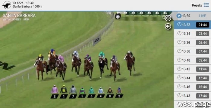 how does horse race betting work in virtual sports