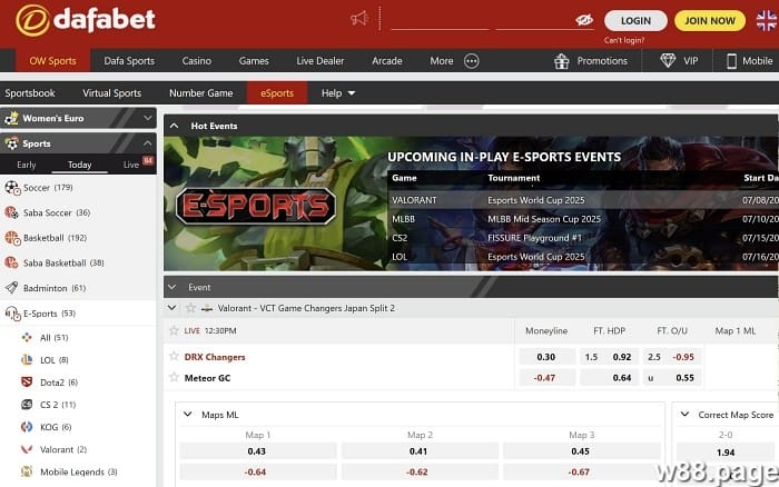 valorant betting sites dafabet esports
