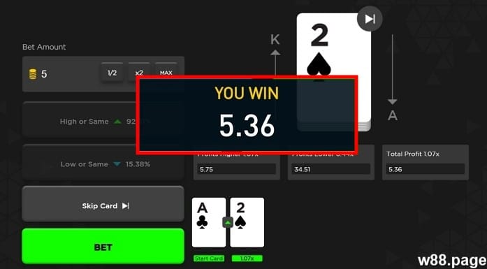 how to play hilo step 3 play to win