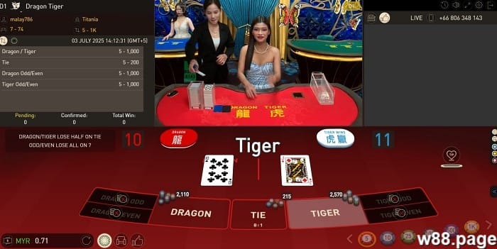 how to win dragon tiger online casino game