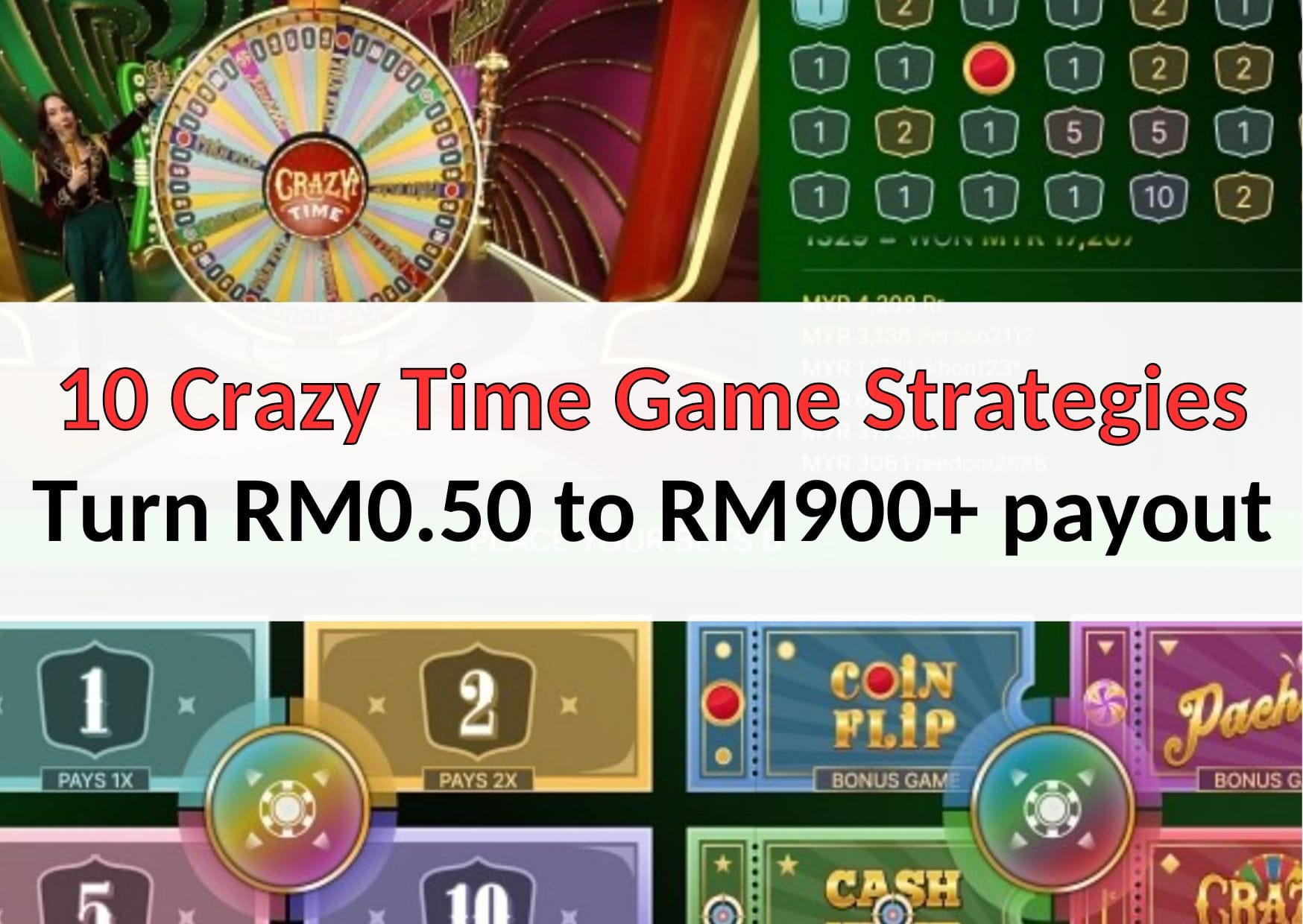 10 crazy time strategies