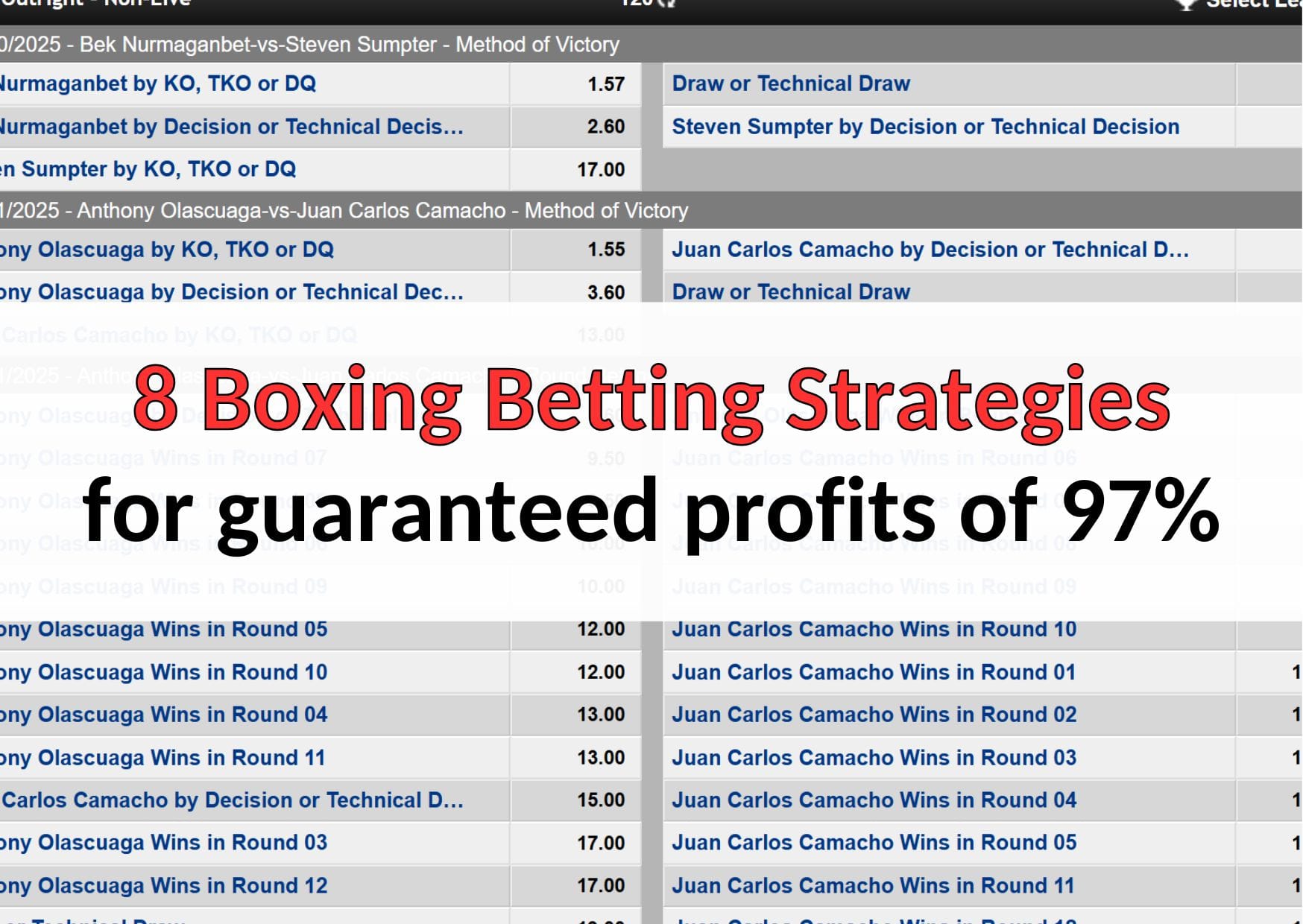 8 Boxing Betting Strategies (1)