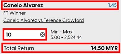 how to bet on boxing online odds example 1
