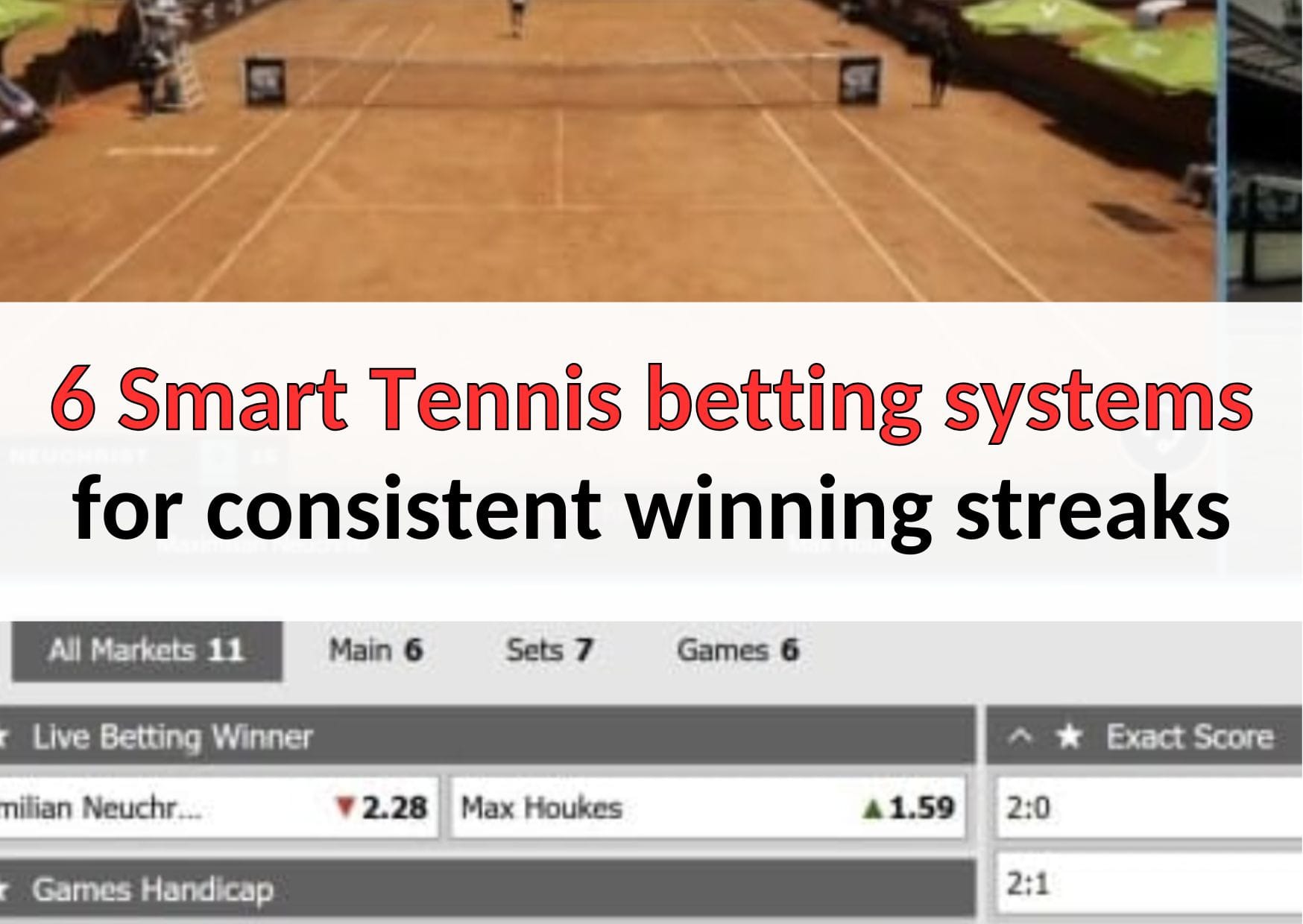 6 tennis betting systems