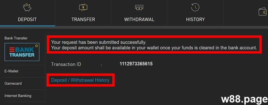 w88 deposit guide for smooth transactions