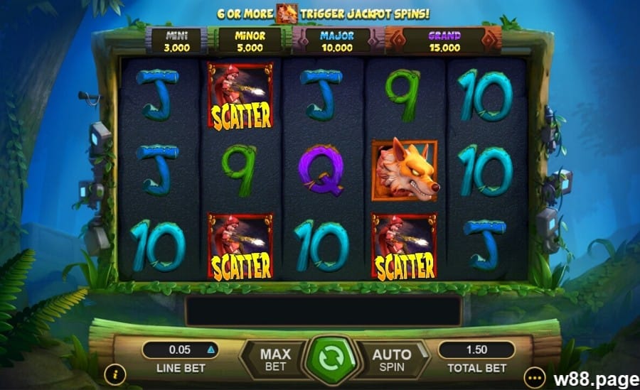 w88 slots online alpha and the red hood