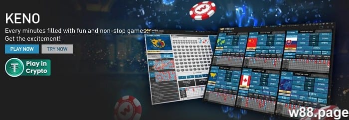 play keno online for free at w88 malaysia