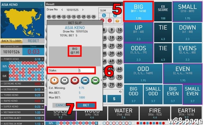 play keno online for free step 4