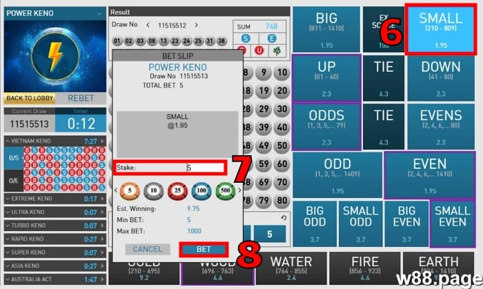 play power keno online free step 4