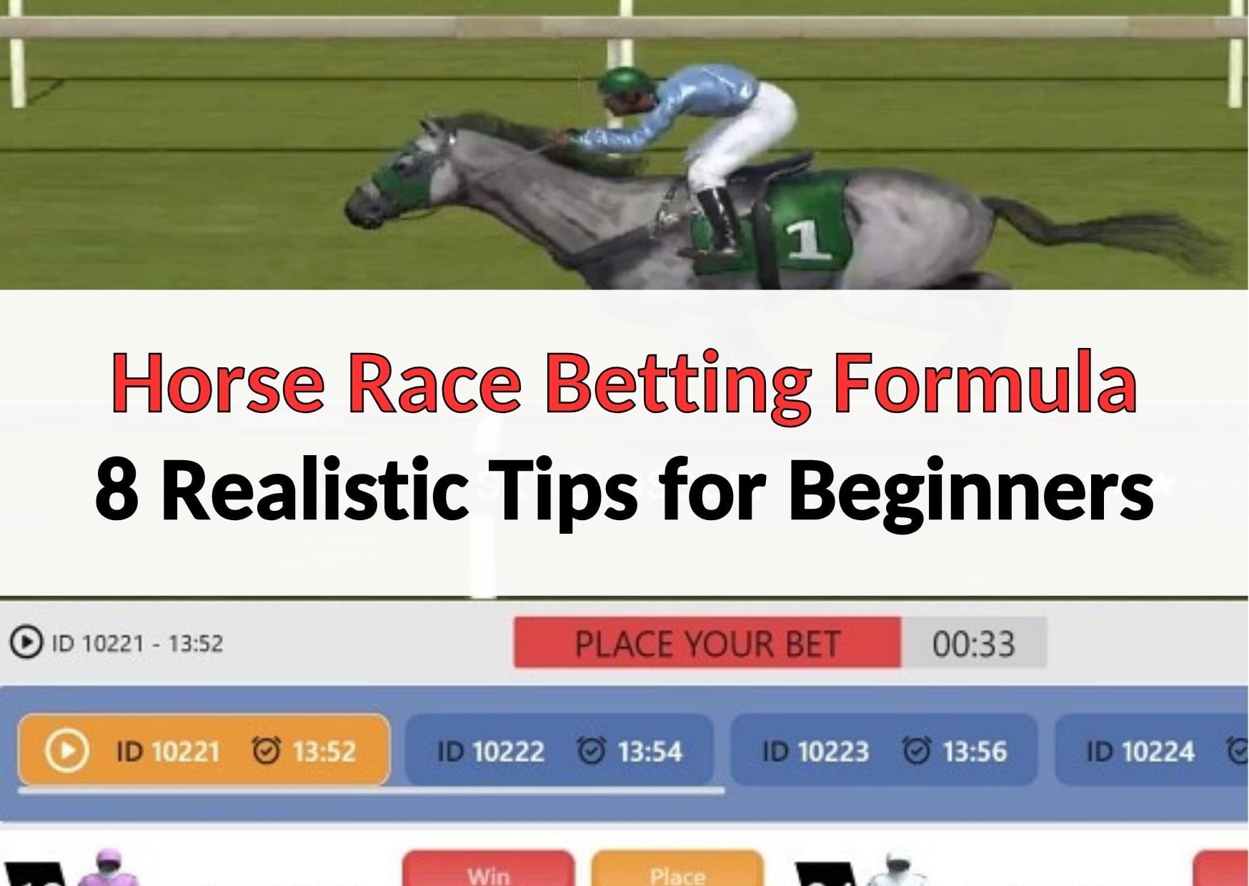horse race betting formula