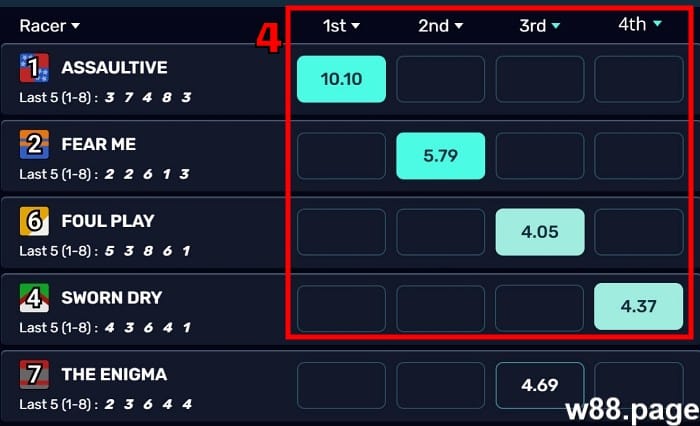 horse race betting options superfecta