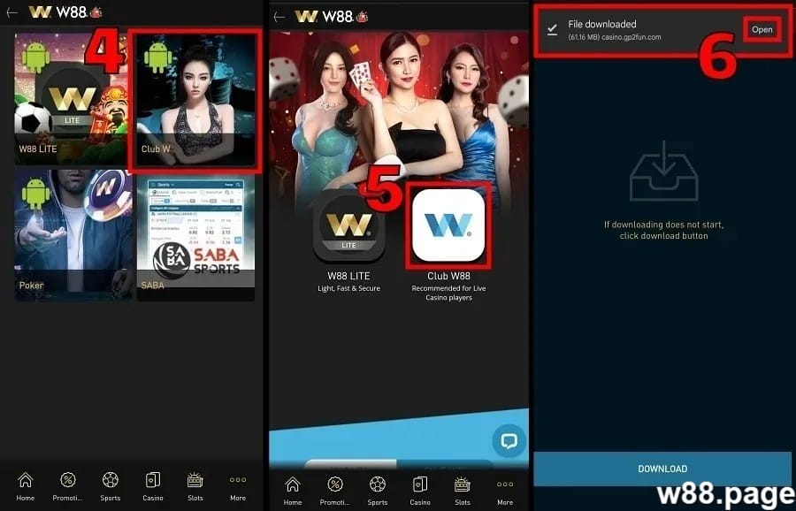 keno app download step 2