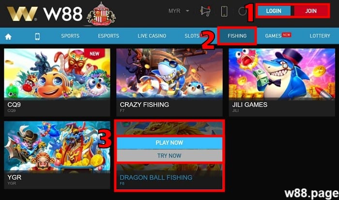 dragon ball fishing guide step 1