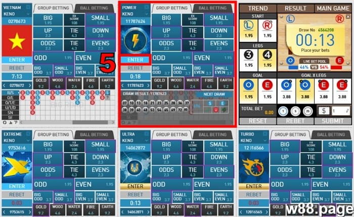free keno games online guide step 3