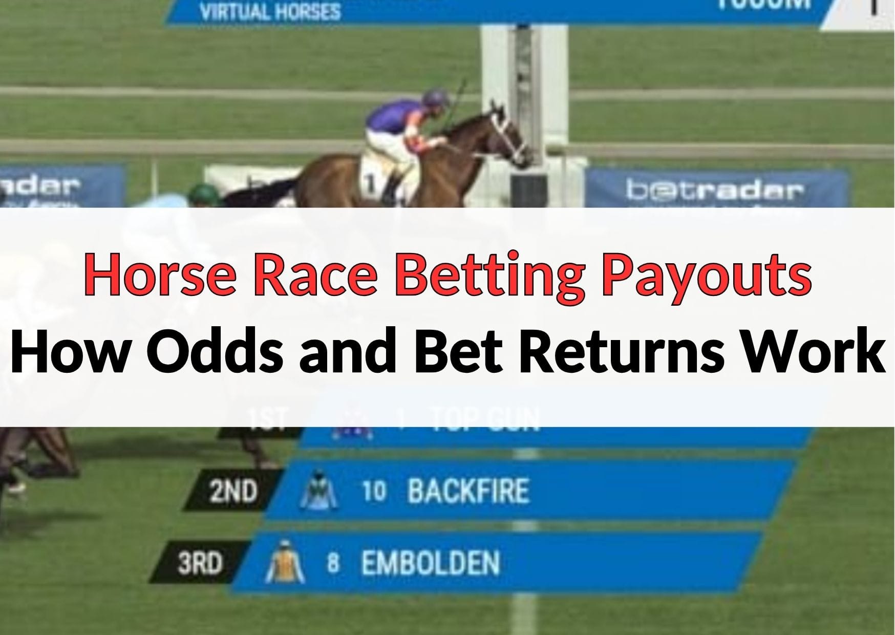 how race betting payouts