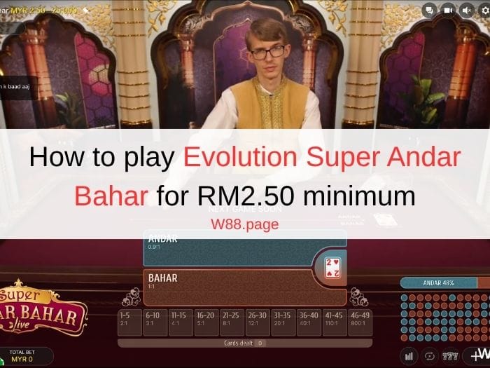How to play Evolution Super Andar Bahar for RM2.50 minimum