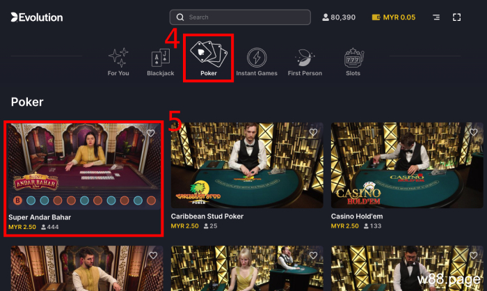 select-evolution-super-andar-bahar-under-poker