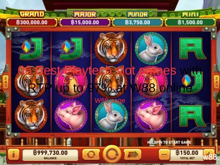 06 Best Playtech slot games with RTP up to 97% at W88 online