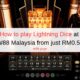 How to play Lightning Dice at W88 Malaysia from just RM0.50