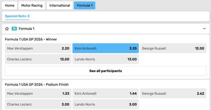 formula-1-betting-online-at-w88-sports