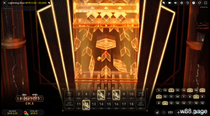 lightning-dice-game-show-by-evolution-at-w88-malaysia