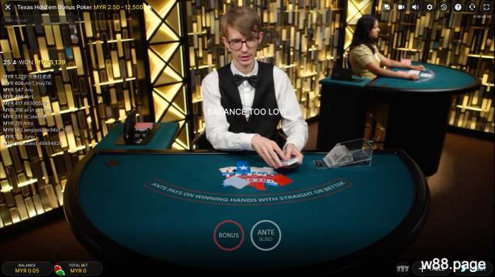 live-dealer-texas-holdem-at-w88-malaysia