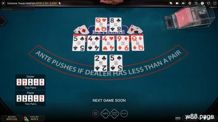 play-live-dealer-texas-holdem-at-w88-casino